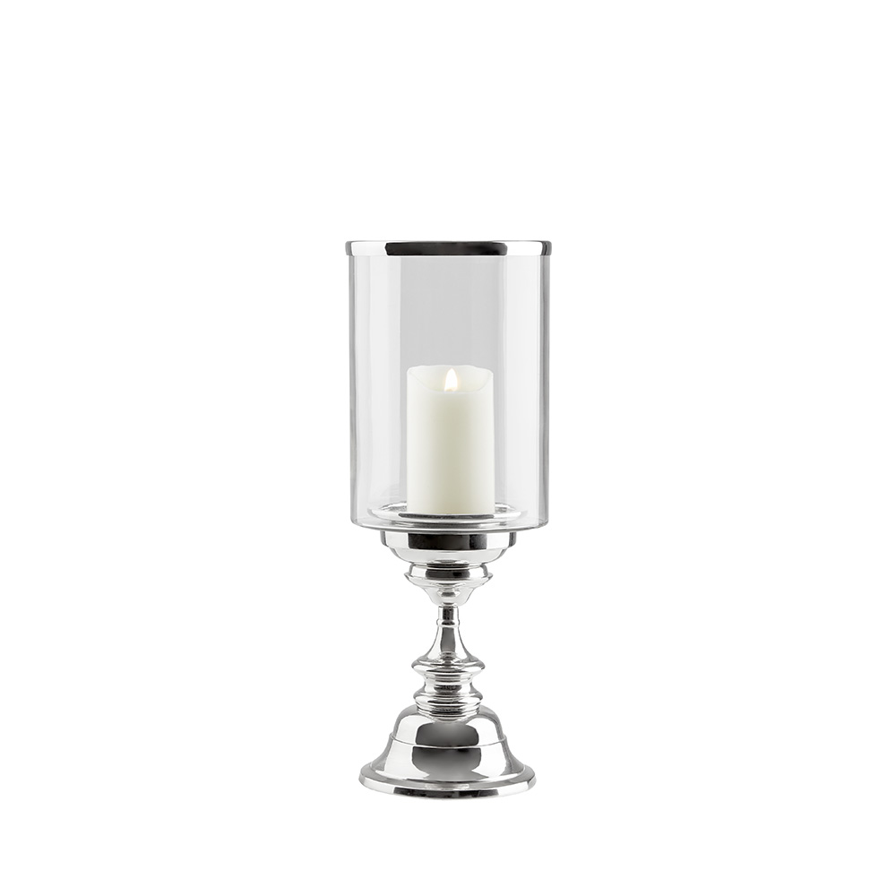 Koel Silver Candle Holders